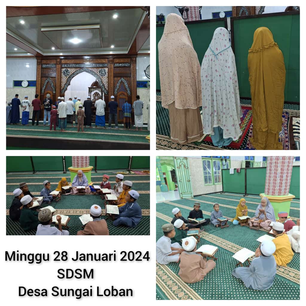 gambar AL-Muhajirin Desa Sungai Loban.
